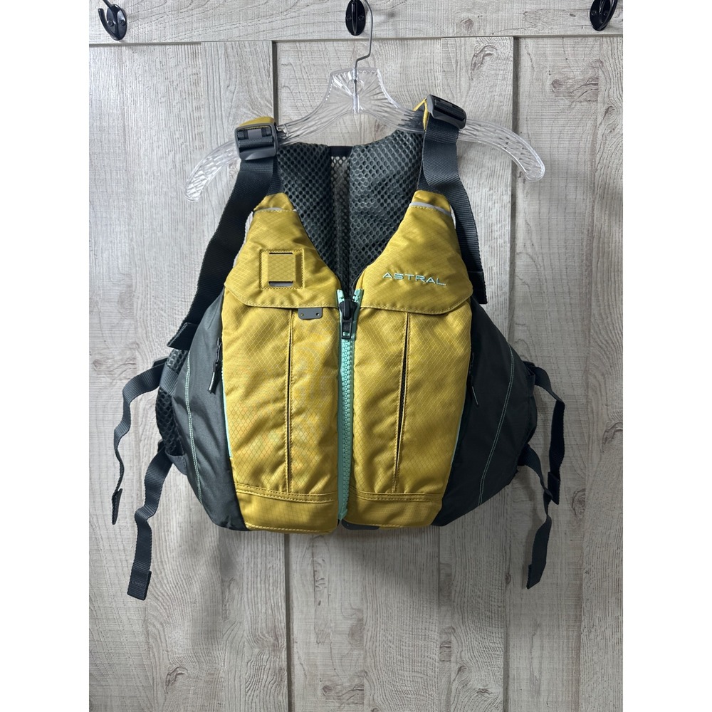 Astral E-Linda Women's PFD Life Jacket Yellow Medium/Large Kayak Canoe N12